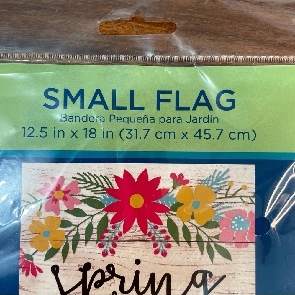 WinCraft Garden Flag Bundle Welcome, Spring Has Sprung 12x18in Floral Polyester‎